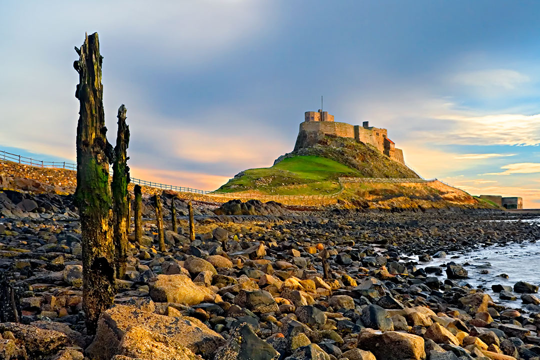 Lindisfarne Castle, Holy Island, Northumberland Coast