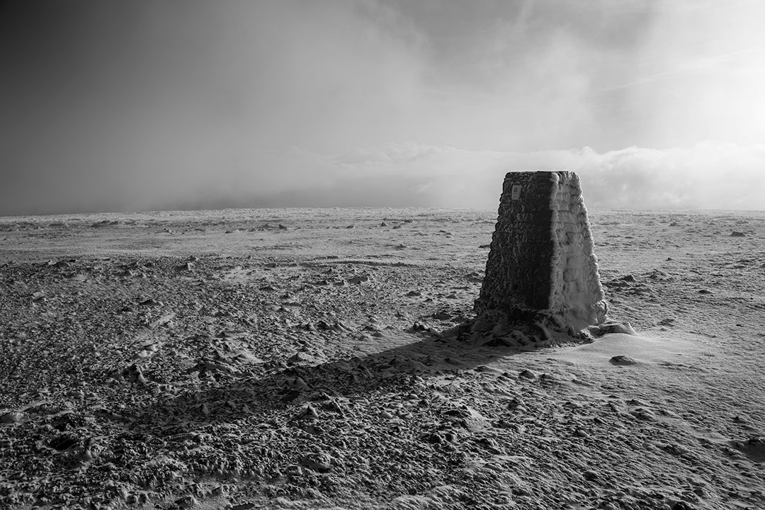 Trigpoint Ingleborough, North Yorkshire Dales