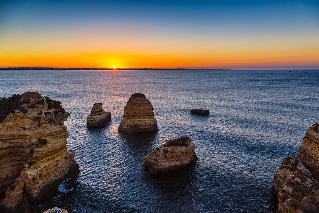 Sunrise Ponta Da Piedade, Portugal